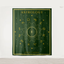 Astrology Zodiac Calendar - Green