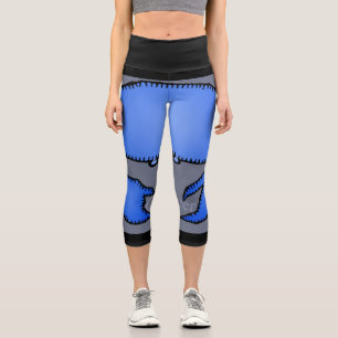 Astrology Zodiac Cancer Sign Birthday HWCL Capri Leggings