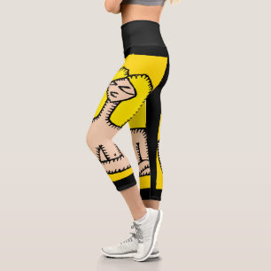Astrology Zodiac Gemini Sign Birthday HWCL Capri Leggings
