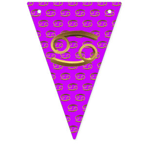 Astrology Zodiac Sign Cancer Gold Look Symbol Eleg
