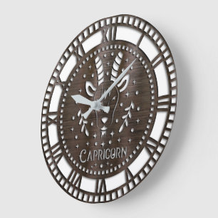 Astrology/Zodiac Sign/Capricorn Large Clock
