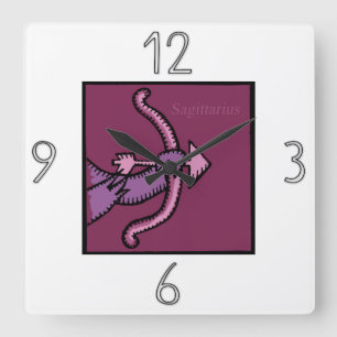 Astrology Zodiac Sign Sagittarius Wall Clock