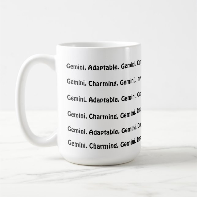AstroloME Gemini Mug café (Gauche)