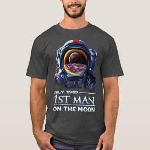 Astronaut 1969 First Man on the Moon  DK Studio  T-Shirt