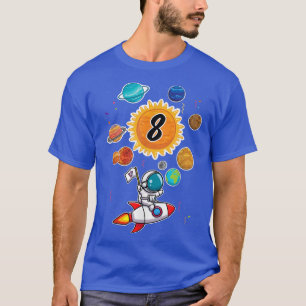 Astronaut 8th Birthday 8 Years Old 2014 Cute Boy T-Shirt