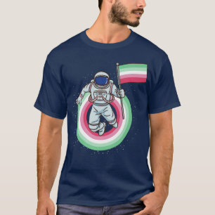 Astronaut Abroseual Pride Flag T-Shirt