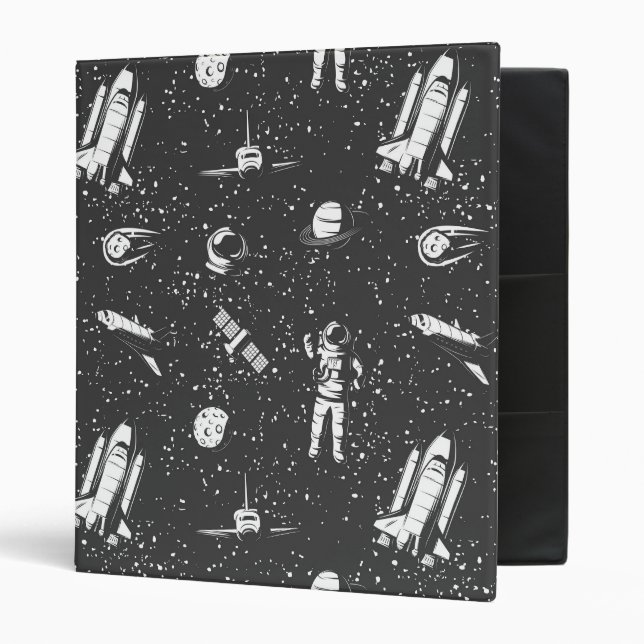 Astronaut aerospace pattern binder (Front/Inside)