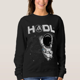Astronaut Algorand Algo Coin Hodl To The Moon Cryp Sweatshirt