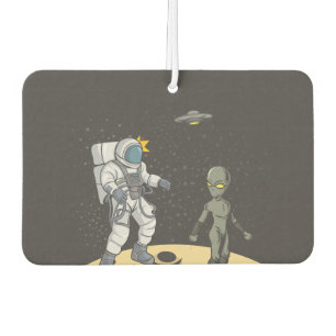 Astronaut and alien air freshener