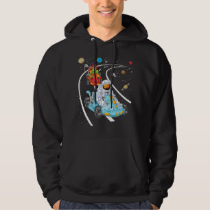 Astronaut and alien Gokart Hoodie