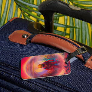 Astronaut Art  Luggage Tag