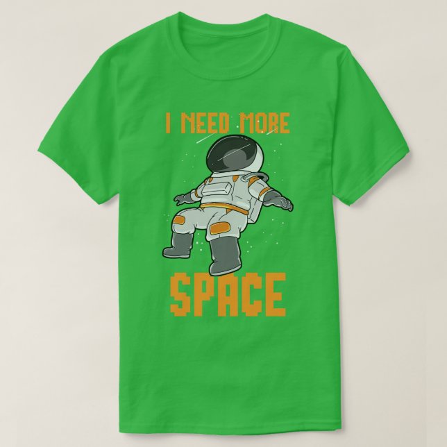 Astronaut Astronomy T-Shirt (Design Front)