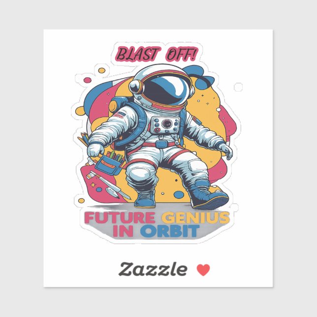 Astronaut Back-to-School "Future Genius in Orbit"  (Sheet)