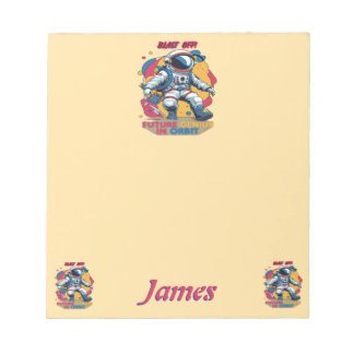 Astronaut Back-to-School "Future Genius in Orbit" Notepad