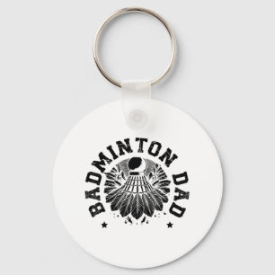 Astronaut Badminton Player Shuttle Keychain