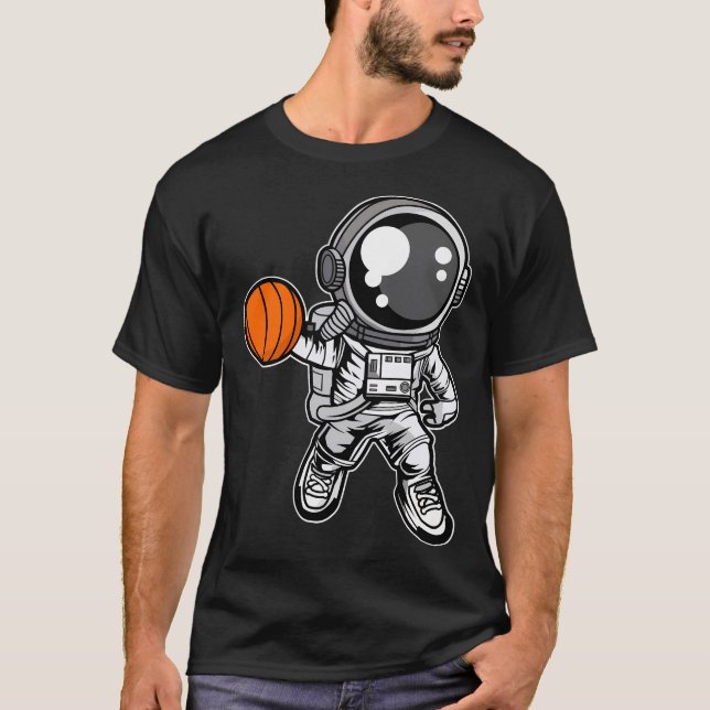 Astronaut Basketball T-Shirt (Front)