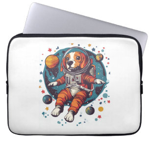 Astronaut Beagle � Space Explorer Dog Laptop Sleeve