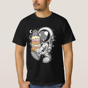 Astronaut Birthday Cake T-Shirt