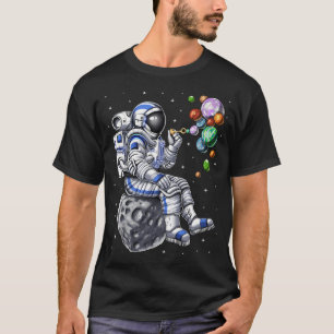 Astronaut Blowing Bubbles T-Shirt