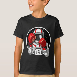 Astronaut Boxing Muay Thai Boxer Kickboxing Martia T-Shirt