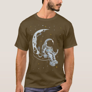 Astronaut Boys Girl Spaceman Moon Astronomy T-Shirt