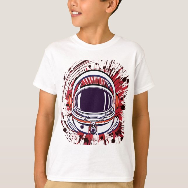 Astronaut Boys T-Shirt – Space Explorer Tee (Front)