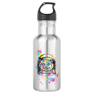 Astronaut Cat 532 Ml Water Bottle