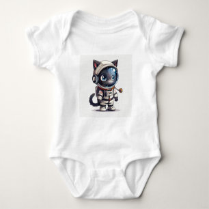 Astronaut Cat Baby Bodysuit