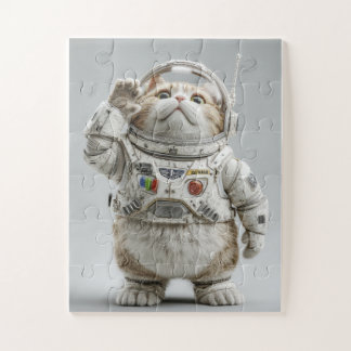 Astronaut Cat Explorer – Cute Space Puzzle