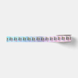 Astronaut Cat Grosgrain Ribbon