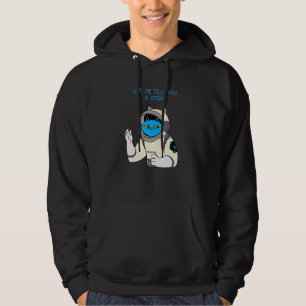Astronaut Cat Illustration Graphic Designs 1 Hoodie