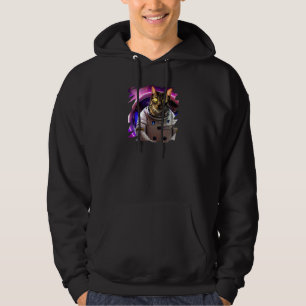 Astronaut Cat in Space for men and woman Hoodie