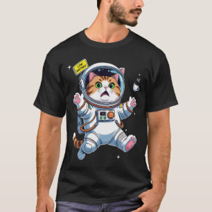 Astronaut Cat in Trouble T-Shirt