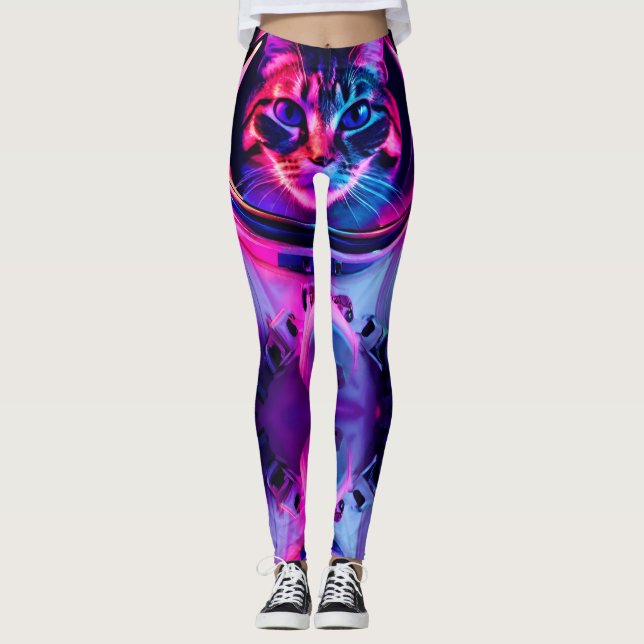 astronaut cat leggings (Front)