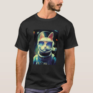 Astronaut cat space cat for men women kids T-Shirt