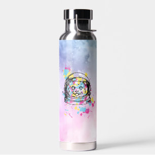 Astronaut Cat Water Bottle