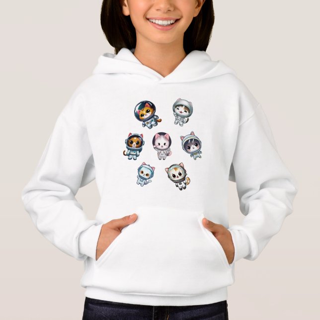 Astronaut Cats in Space With Friends  (Front)