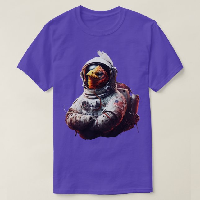 Astronaut Chicken 3 T-Shirt (Design Front)