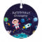  Astronaut child on the moon, monogrammed name