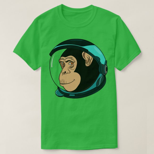 Astronaut chimp T-Shirt (Design Front)