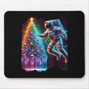 Astronaut Christmas Tree Xmas Space Christmas Astr Mouse Pad