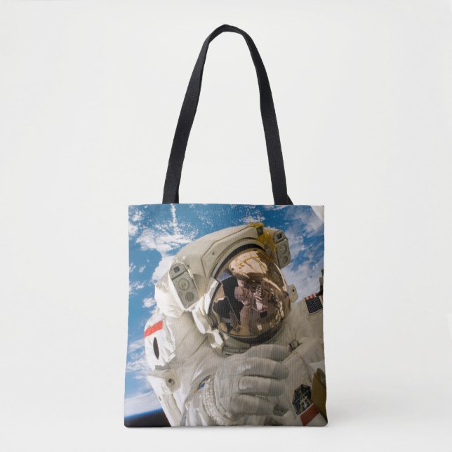 Astronaut Cool Outer Space Pictures Cool  Space Tote Bag (Front)