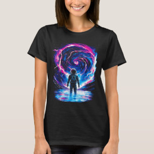 Astronaut Cosmic Outer Space Galaxy Science  T-Shirt