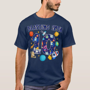 Astronaut Costume For Kids 10 Year Old Boy Birthda T-Shirt