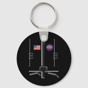Astronaut Costume for Kids Men Women Space Suit  Keychain