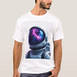 Astronaut de rêve - T-shirt minimaliste de l'espac