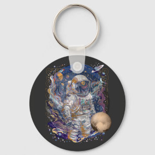 Astronaut design keychain