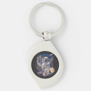 Astronaut design keychain