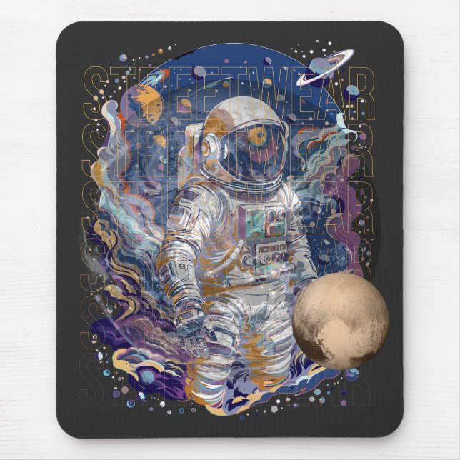 Astronaut design mouse pad (Front)