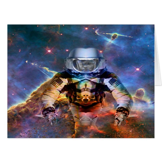 Astronaut Disintegration (Front Horizontal)